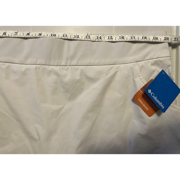 New Columbia Skort Skirt White UPF 50 Omni-Shade Women’s Size XXL Onmi-Shield - Picture 12 of 13